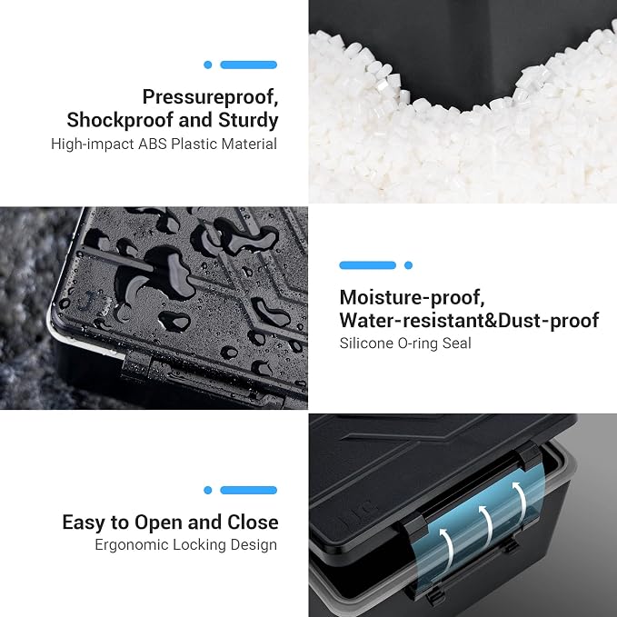 LP-E6 EN-EL15C NP-W235 FZ100 Camera Battery and Memory Card Case