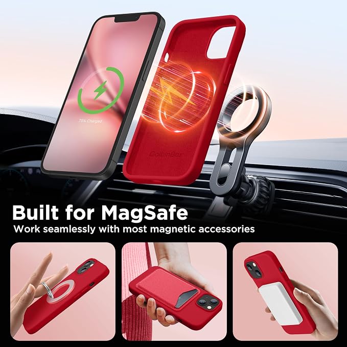 GolbinBox Magnetic for iPhone 15 Case, Compatible