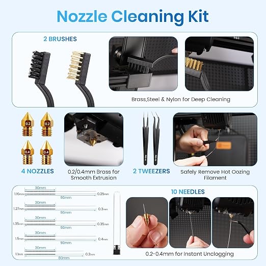 84Pcs 3D Printer Accessories, 3D Printer Tools Kit