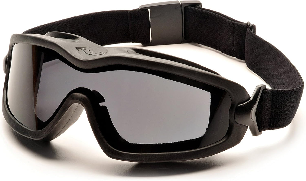 Pyramex Safety Products V2G Plus Safety Glasses - Gray Anti-Fog Dual Lens for Ultimate Protection
