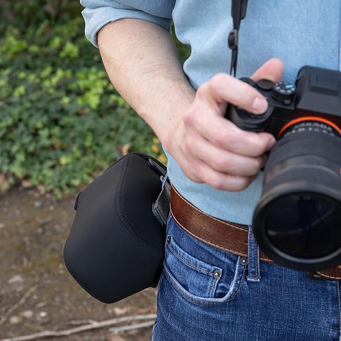 USA Gear Camera Sleeve for Mid-Size SLRs Compatible
