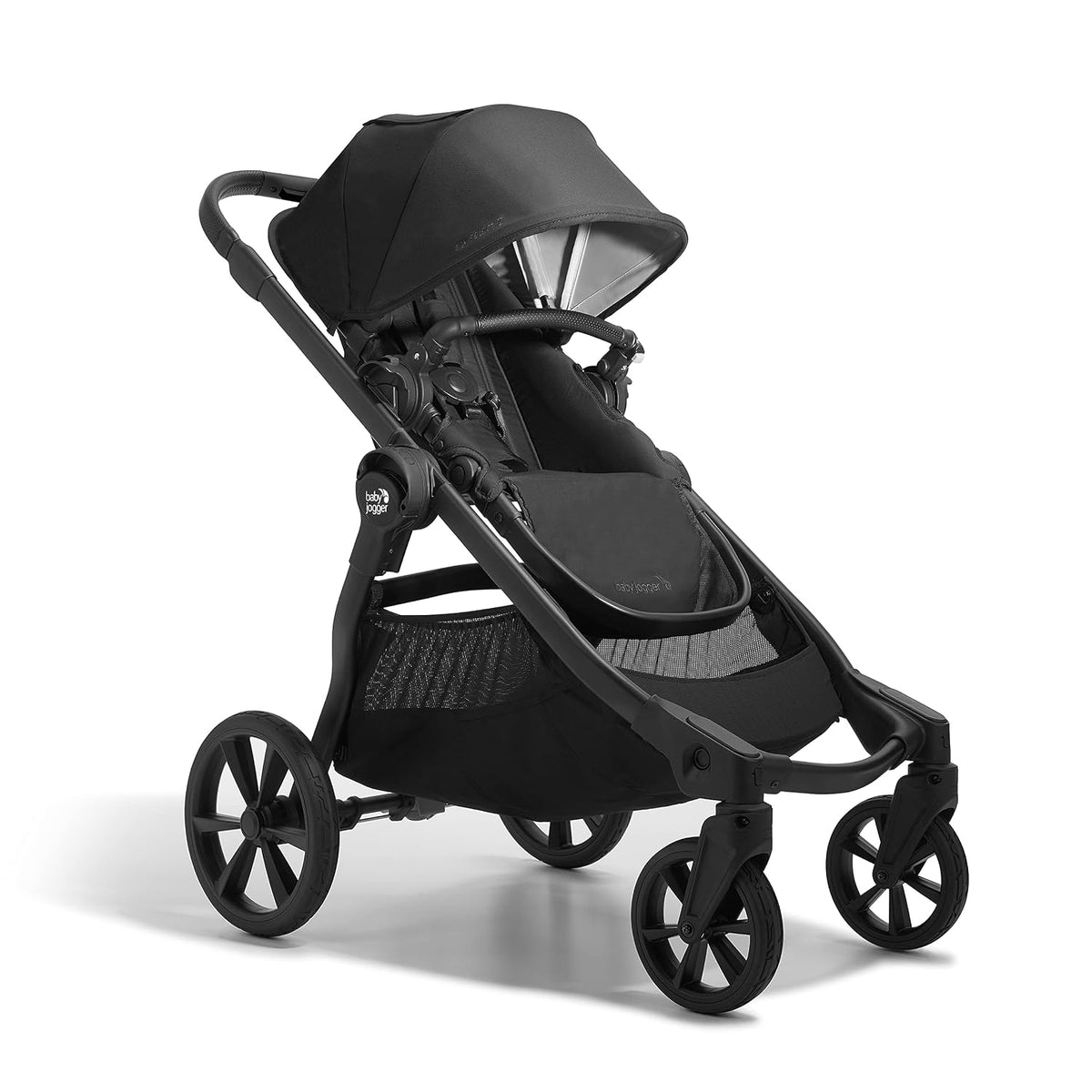 Baby Jogger City Select 2 Single-to-Double Modular Stroller Eco Collection Lunar Black