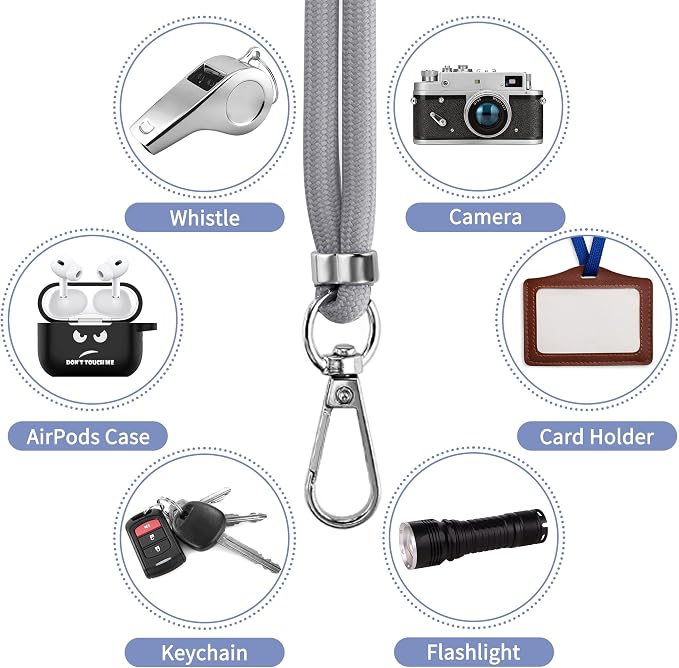 CACOE Phone Lanyard 2 Pcs-1 Pcs Adjustable Neck Strap, Universal Crossbody