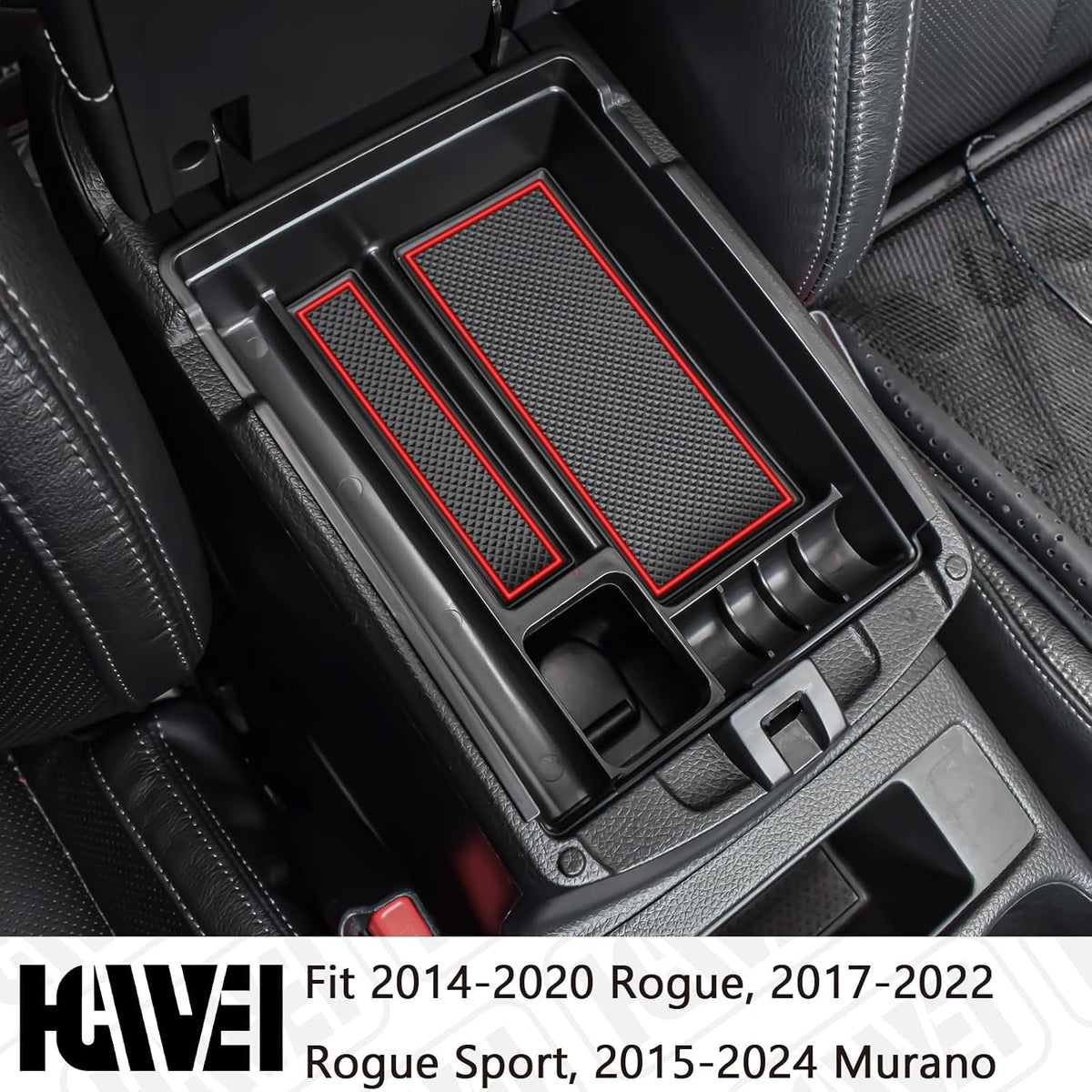 Center Console Organizer Tray for Nissan Rogue 2014-2020 / Murano 2015-2024