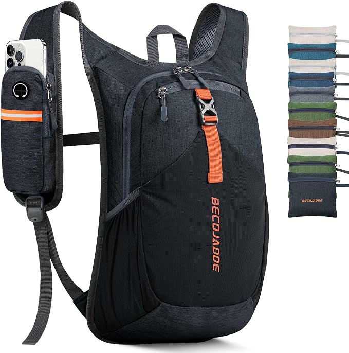 BECOJADDE 15L Small Hiking Backpack