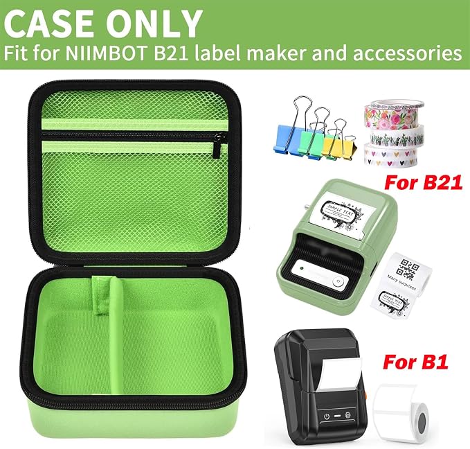 ALKOO Case Compatible with NIIMBOT B21 / B1 Label Maker Wireless Thermal Label