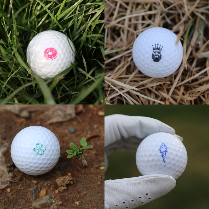 QUBI Golf Ball Stamp, Golf Ball Stamper, Self-Inking Golf Ball Stamp Marker to Identify Golf Balls, Golf Gift Golf Accessories for Men and Women Golfers (Rubber Duck)
