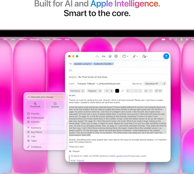 Apple 2026 MacBook Neo 13-inch Laptop with A18 Pro chip: Built for AI and Apple Intelligence, Liquid Retina Display, 8GB Unified Memory, 256GB SSD Storage; Blush with AppleCare+ (3 years)