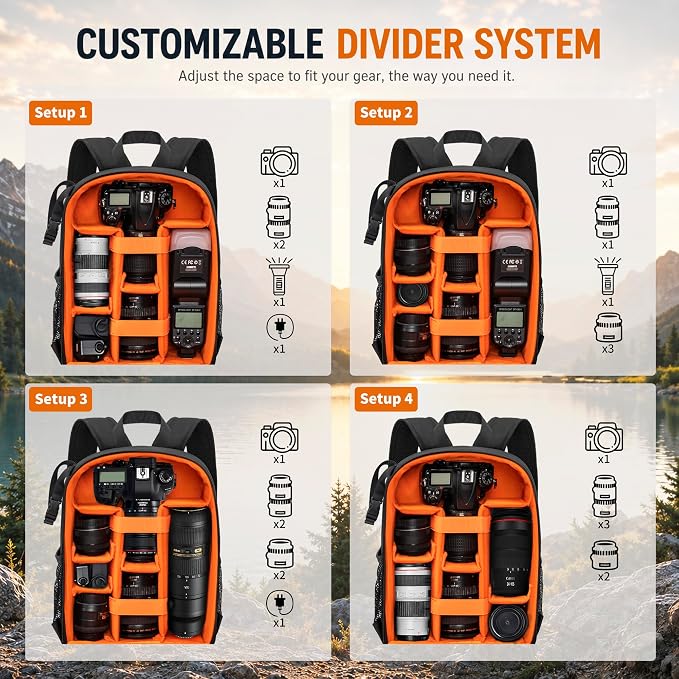 Camera Backpack for Photographers, DSLR Camera Bag