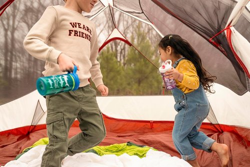 CamelBak Eddy+ Kids Water Bottle - Bite Valve Straw, Eco-Friendly Tritan Renew, 12 oz.
