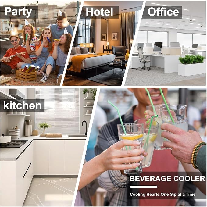 DOGHLY 0.95 Cu.Ft Mini Fridge Mirror Door, 24 Cans Beverage Refrigerator | Beauty Skincare Fridge with Temperature Control, Removable Shelf, Small Makeup Cooler for Bedroom, Dorm, Office