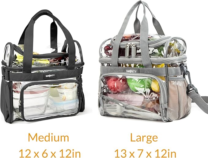 J.CARP Clear Bag Heavy Duty Backpack Durable Transparent See Through Bag