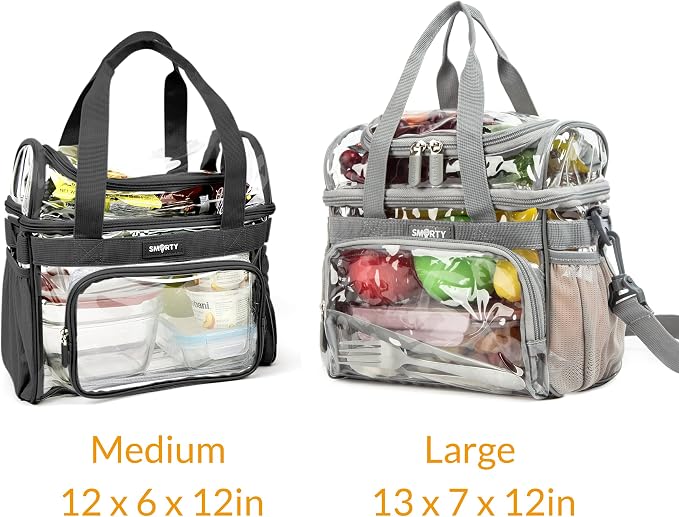J.CARP Clear Bag Heavy Duty Backpack Durable Transparent See Through Bag