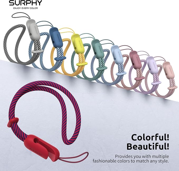 SURPHY 2 Pack Phone Lanyard for Cellphone Case, Phone Wrist Strap for Case