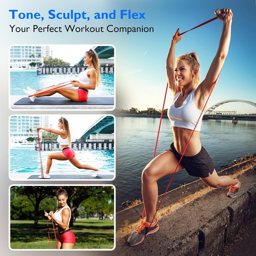 FitBeast Resistance Bands Set - Versatile Pull Up Assist Bands for Strength Training & Muscle Toning | Full-Body Workout