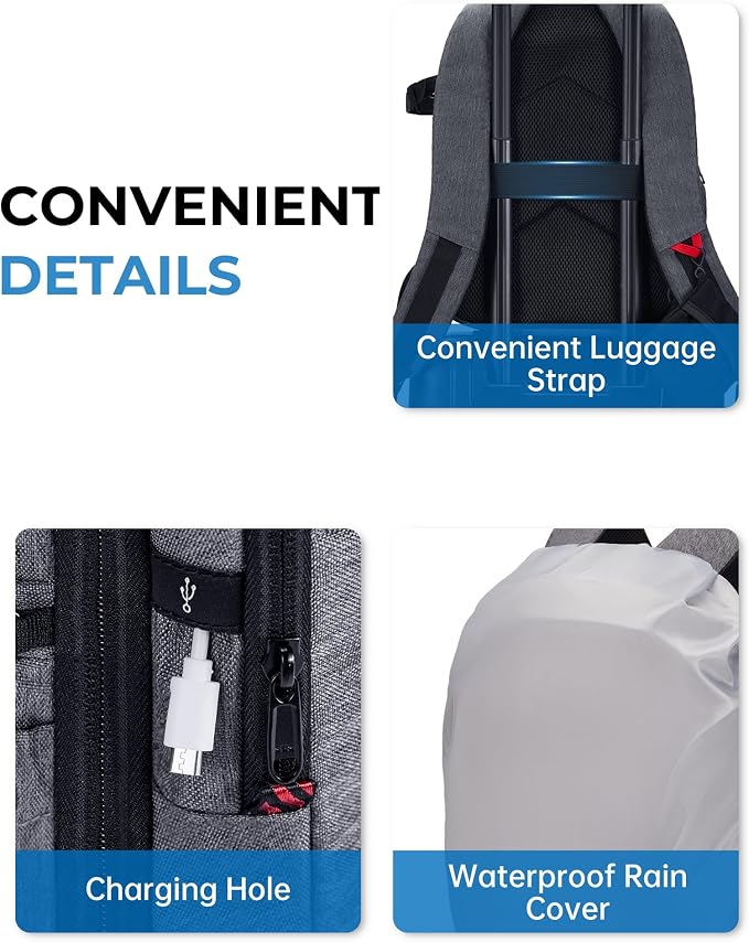 BAGSMART Camera Bag for DSLR, Waterproof Camera Backpacks for Photographers