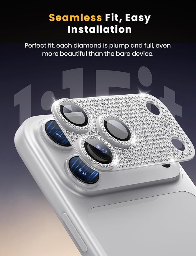 Hoerrye Bling Diamond Camera Lens Protector