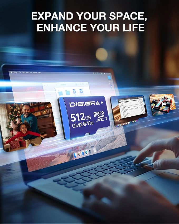 DIGIERA 512GB LT100 microSDXC UHS-I Memory Card
