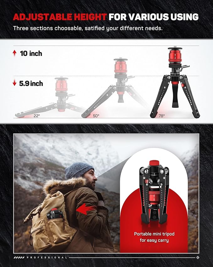 IFOOTAGE Monopod Base with Pedal Cobra 3 Base-P, Canon DSLR Cameras, Payload