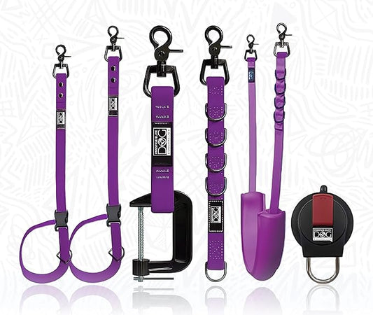 Prestige Elite - Grooming loops for Dogs, Groomers Helper, Grooming Loops for Pet Groomers Adjustable Bio Thane Dog Grooming Loop, Belly Strap, Grooming Noose, Waterproof Extension Strap & Suction Cup