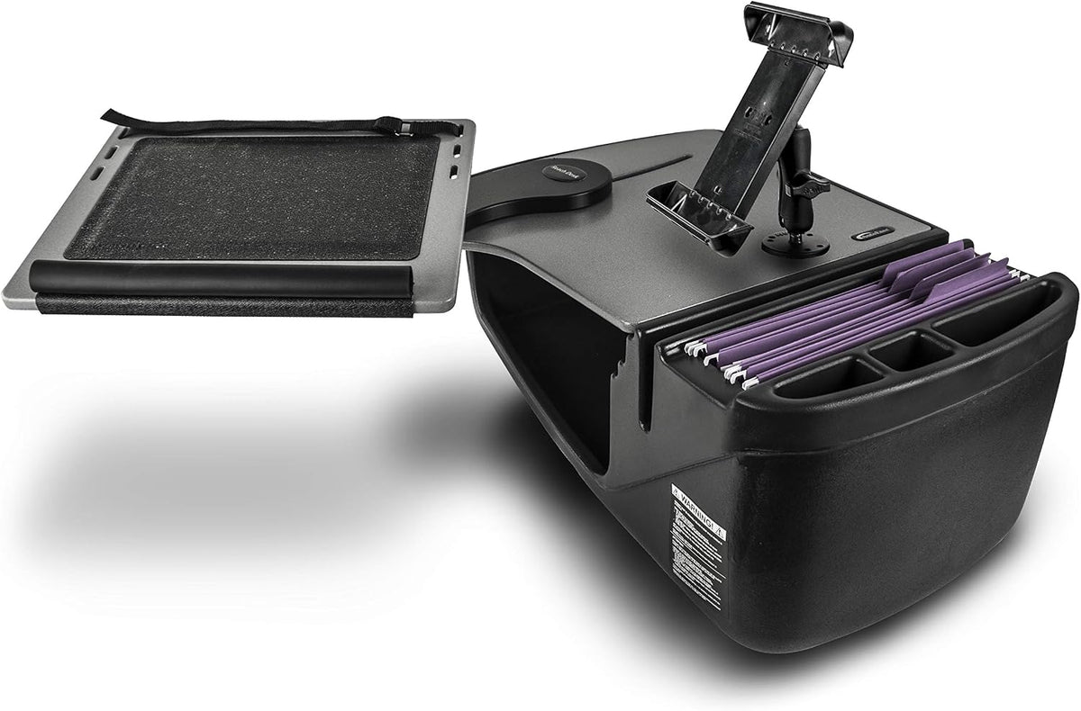AutoExec Reach Car Desk for Your Vehicle Workstation and Mobile Office, Front Seat, with Tablet Mount