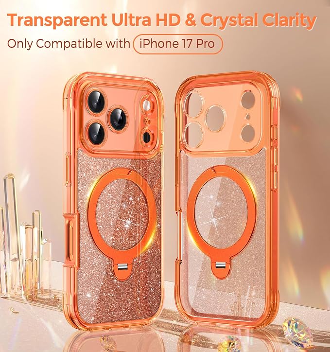 Twinkle Design Privacy Case for iPhone 17 Pro