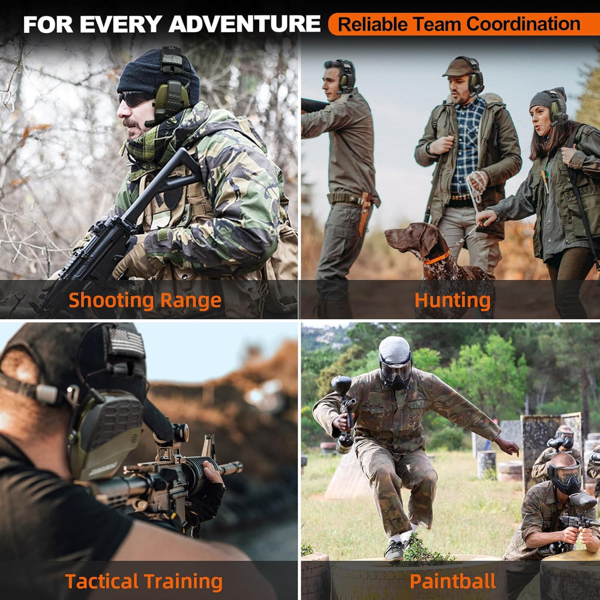 RH09 Bluetooth Walkie Talkie Upgrade Module - 3 Mile GMRS 2-Way Radio, 22 Channels, USB-C Rechargeable | Compatible with PROHEAR, ZOHAN & Howard Leight Impact Sport