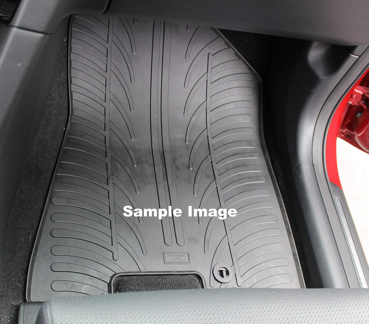 Gledring USA Custom Fit All-Weather Rubber Floor Mats Intended for Smart Fortwo 2008-2015 (451), No Trimming Required, Tailored Custom Fit, Protects from Rain, Mud and Snow.