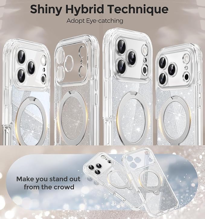 Twinkle Design Privacy Case for iPhone 17 Pro Max