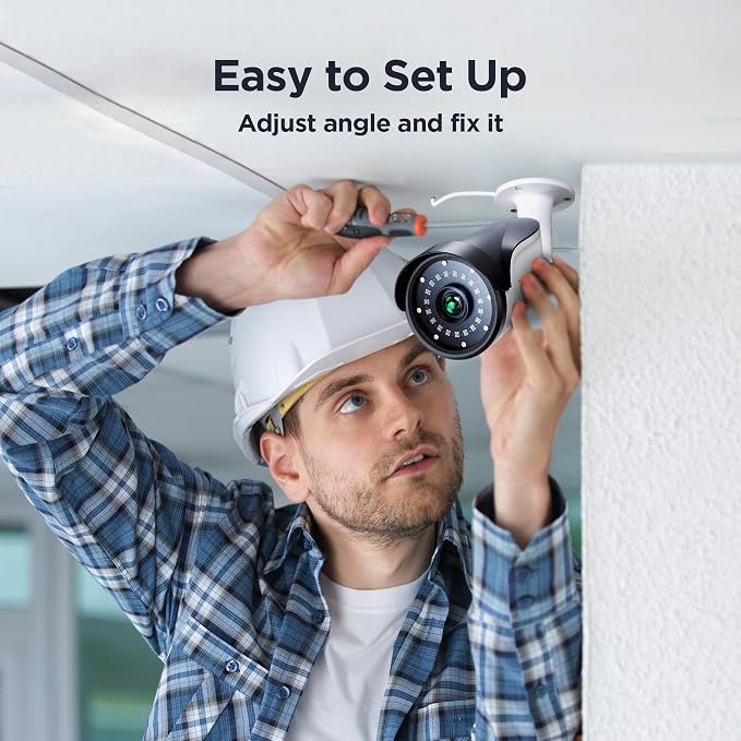 TIGERSECU 1080P Long Range Bullet Security Camera