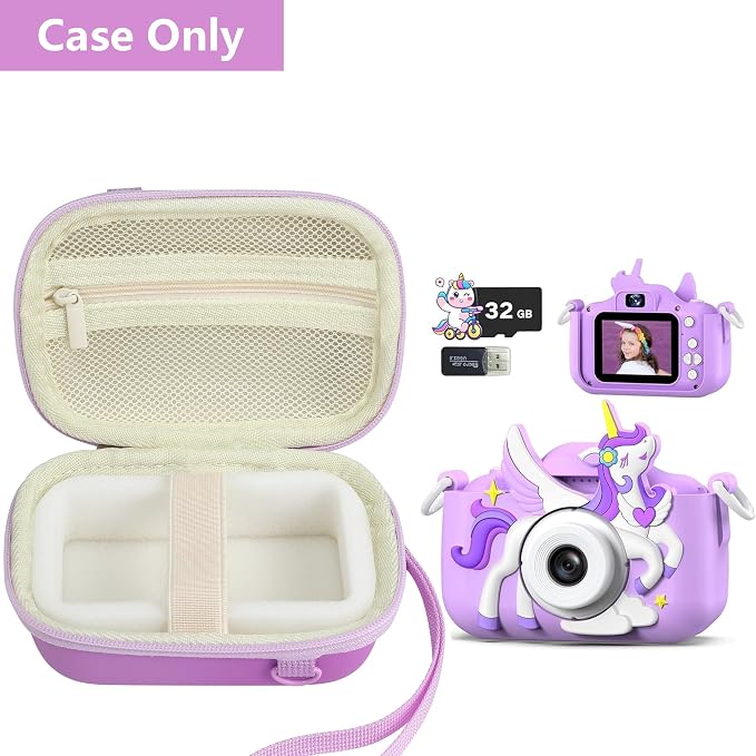 Leayjeen Kids Camera Case Compatible