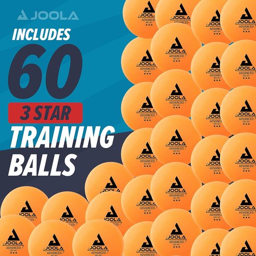 JOOLA Training 3 Star Table Tennis Balls - 40+mm Regulation Ping Pong Balls | 12, 60, or 120 Pack for Competition & Fun