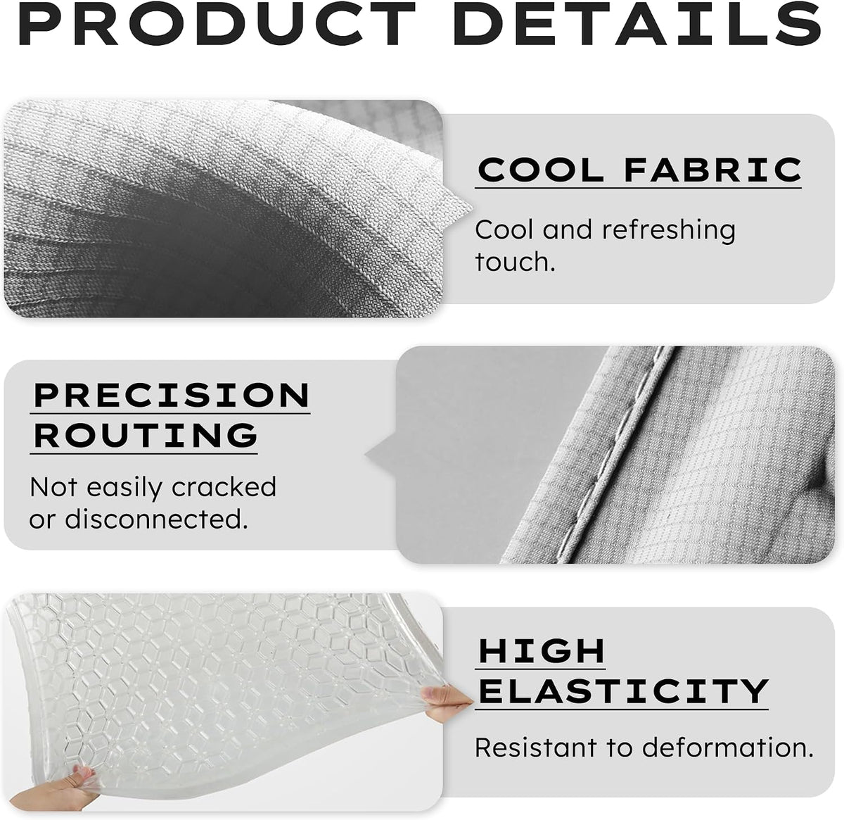 Thin Gel Car Seat Cushion, Non-Slip & Comfortable Automotive Front Seats Cushion Pad for Driver, Breathable Vehicle Interior Mat Cover Accessories，Green