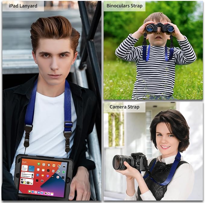 FIEIL 5 Pack Nylon iPad Strap, Adjustable Camera Neck Strap, Comfortable