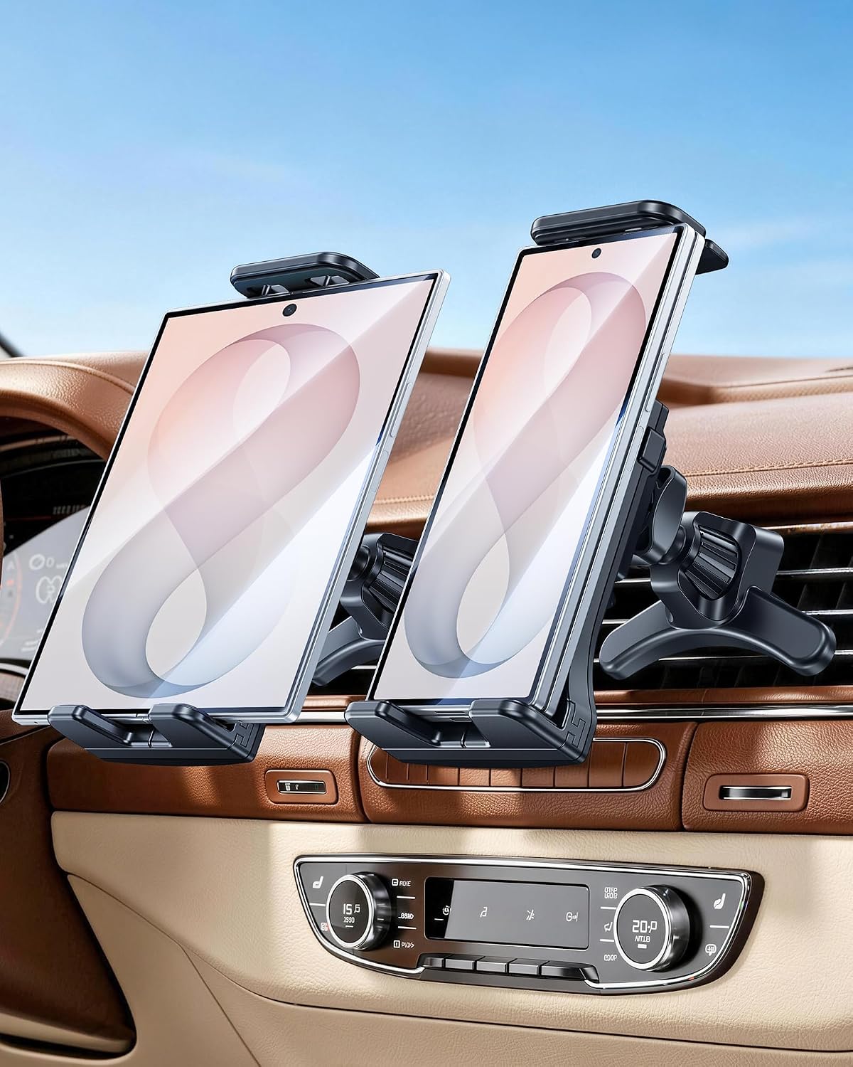 Z Fold 8 7 Car Mount Holder, Car Vent Phone Mount for Z Fold Tablet iPhone