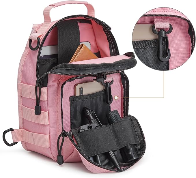 G4Free Outdoor Tactical Bag Backpack, Military Sport Bag Pack Sling Shoulder