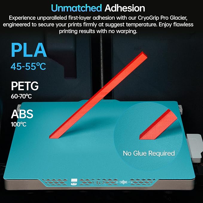 BIQU CryoGrip Pro Glacier 257x257mm Panda Build Plate