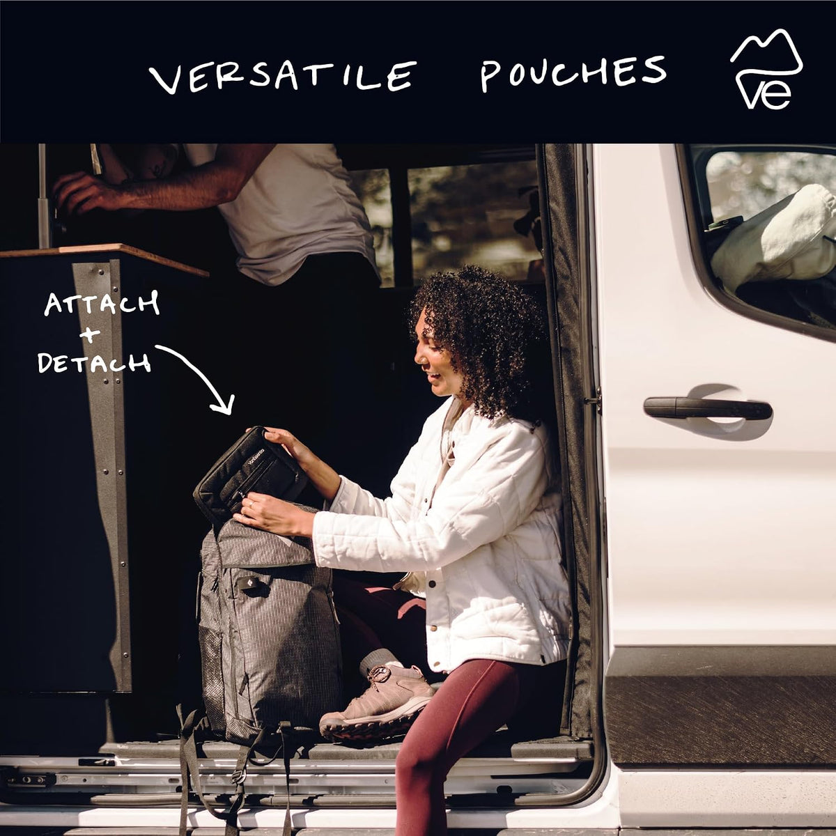 VanEssential Soft Sided Venture L-Track Mounted Storage Bag Small