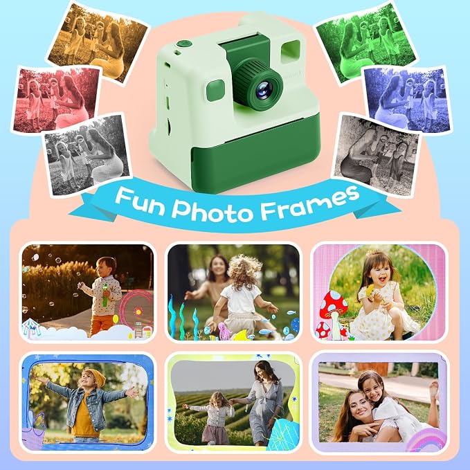 Kids Camera Instant Print, Christmas Birthday Gifts