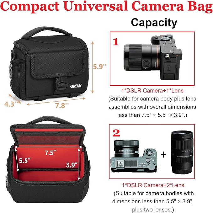 Camera Carrying Bag, Anti-Shock Camera Case Bag
