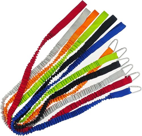 Kayak Paddle Leash - Stretchable Coiled Lanyard for Kayaks & Fishing Rods | Durable & Reliable