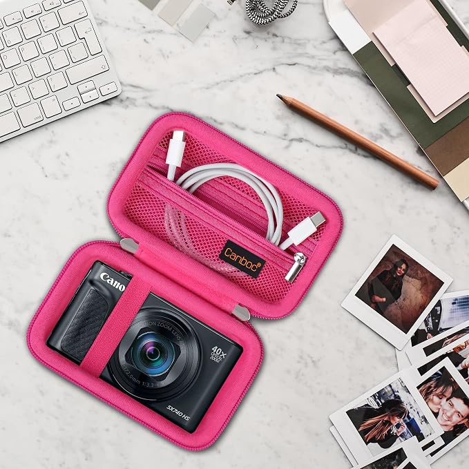 Canboc Carrying Case for Canon PowerShot SX740/ SX730/ SX720/ SX620/ G7X Mark