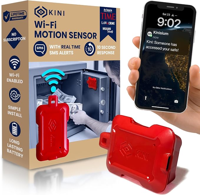Kini Safe Alert Wi-Fi Motion Sensor Alarm