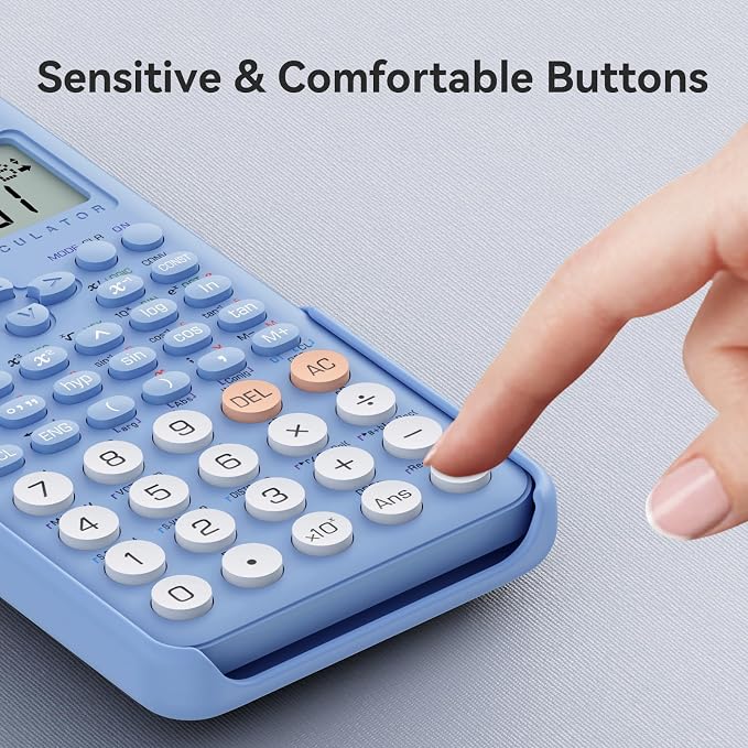 Scientific Calculator School Supplies, ROATEE 991MS 401 Functions 2-Line