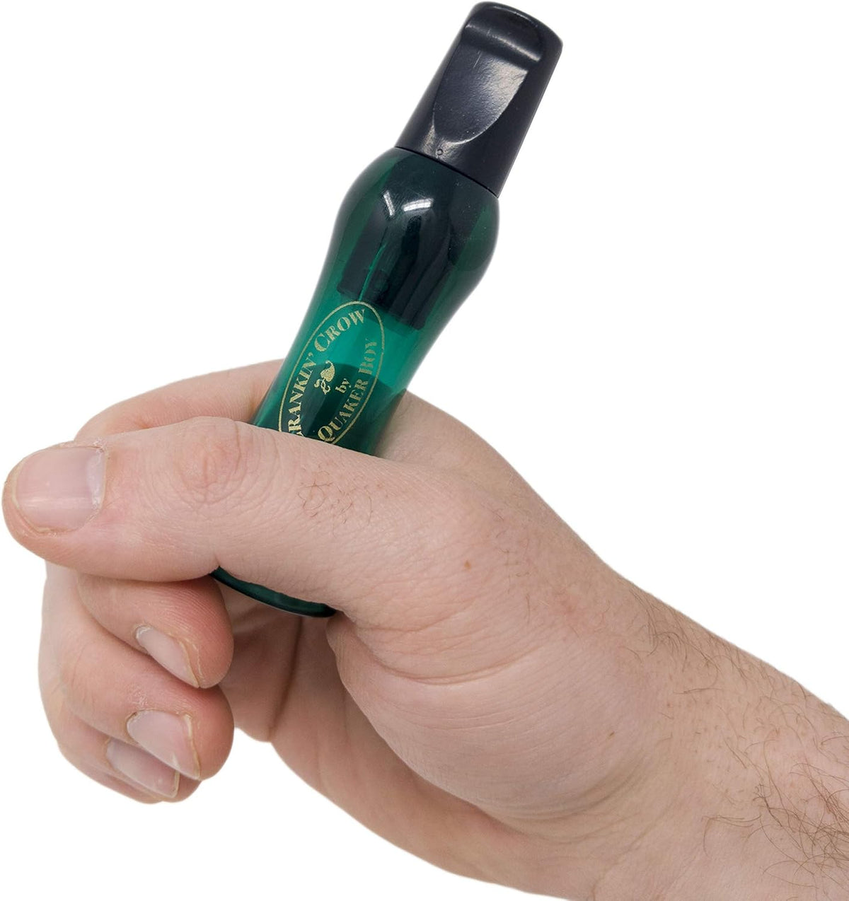 Quaker Boy Crankin' Crow Call - Realistic Sound | Green Color for Effective Hunting