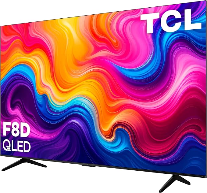 TCL 85-Inch Class F8D Series 4K QLED (85F8D, 2026 Model) with Dolby Vision HDR & Dolby Atmos, Smart Fire TV, Alexa+, 144Hz Refresh Rate, Game Accelerator 288, High Brightness LED Backlight