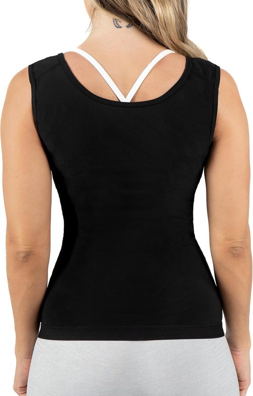 Kewlioo Women's Sauna Suit Vest - Zippered Heat Trapping Polymer Jacket for Gym & Yoga
