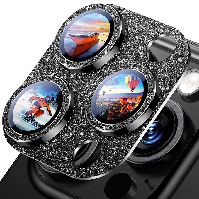 Uyiton Compatible with iPhone 16 Pro/iPhone 16 Pro Max Camera Lens Protector