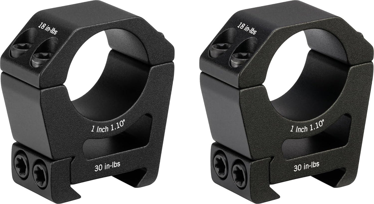 Vortex Sport Riflescope Rings - Picatinny & Weaver Compatible - Lifetime Warranty Included