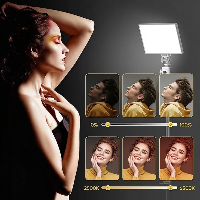 RALENO LED Video Light, CRI>95 2500K-6500K Photo Lights